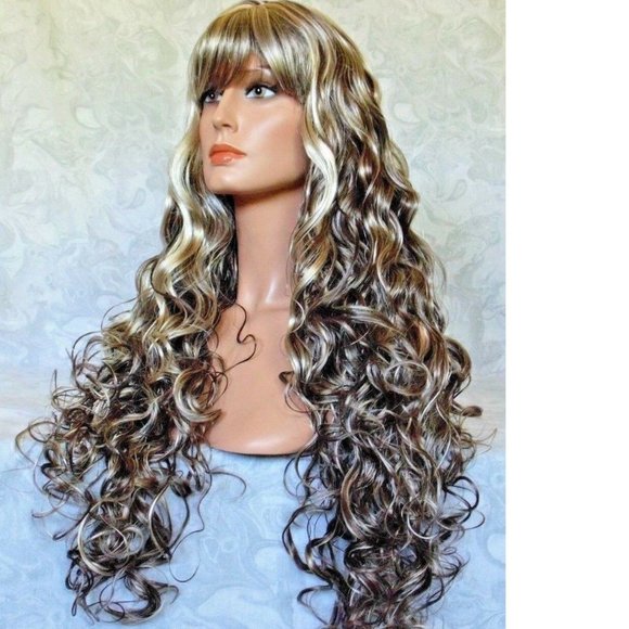 BROWN Long Layers of Soft Sexy Curls 28\